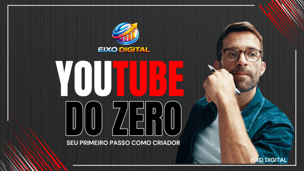 "Aprenda a criar, configurar e crescer o seu canal no YouTube, mesmo que você nunca tenha gravado um vídeo antes. Do zero à primeira monetização, com passos simples e práticos para transformar sua paixão em conteúdo de sucesso."