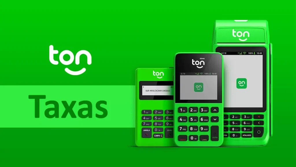 A Ton trabalha com planos que variam conforme o prazo de recebimento.