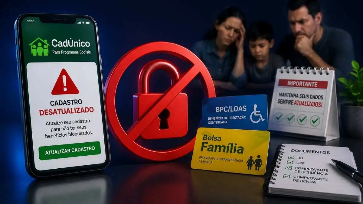 CadÚnico desatualizado bloqueia Bolsa Família e BPC?