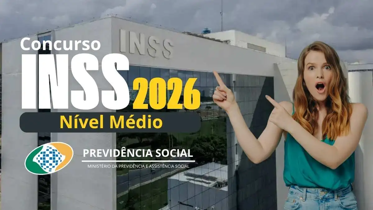 Vai ter concurso do INSS em 2026? Veja o que já foi confirmado, o que ainda depende de autorização e o que esperar dos próximos meses.
